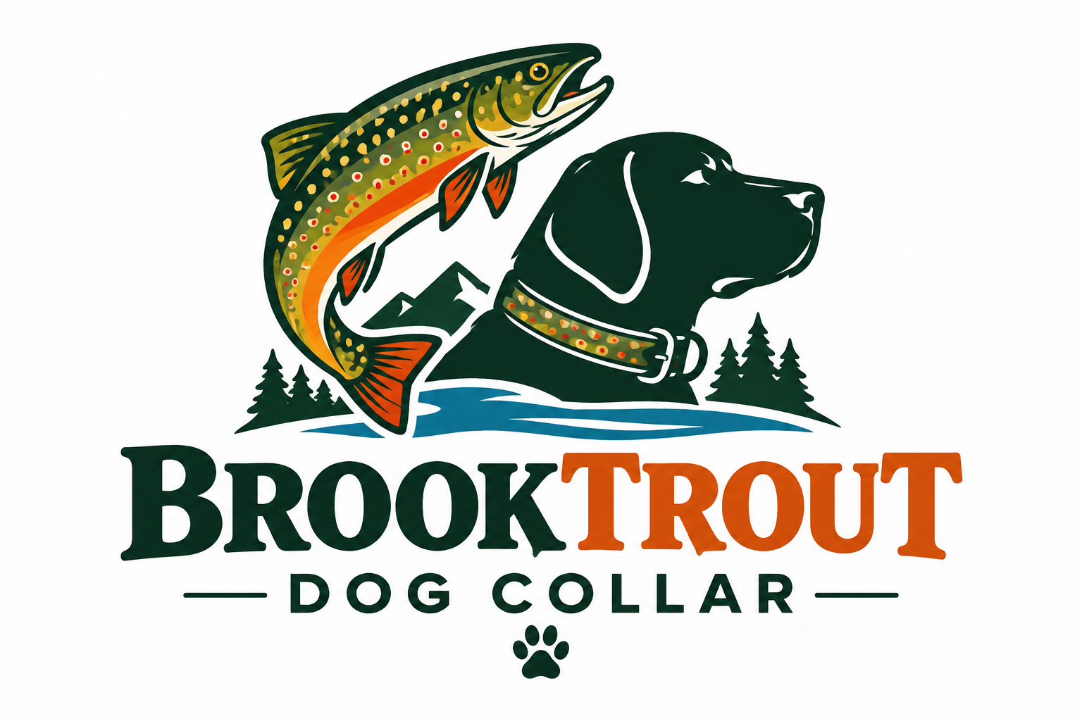 BrookTrout Dog Collar