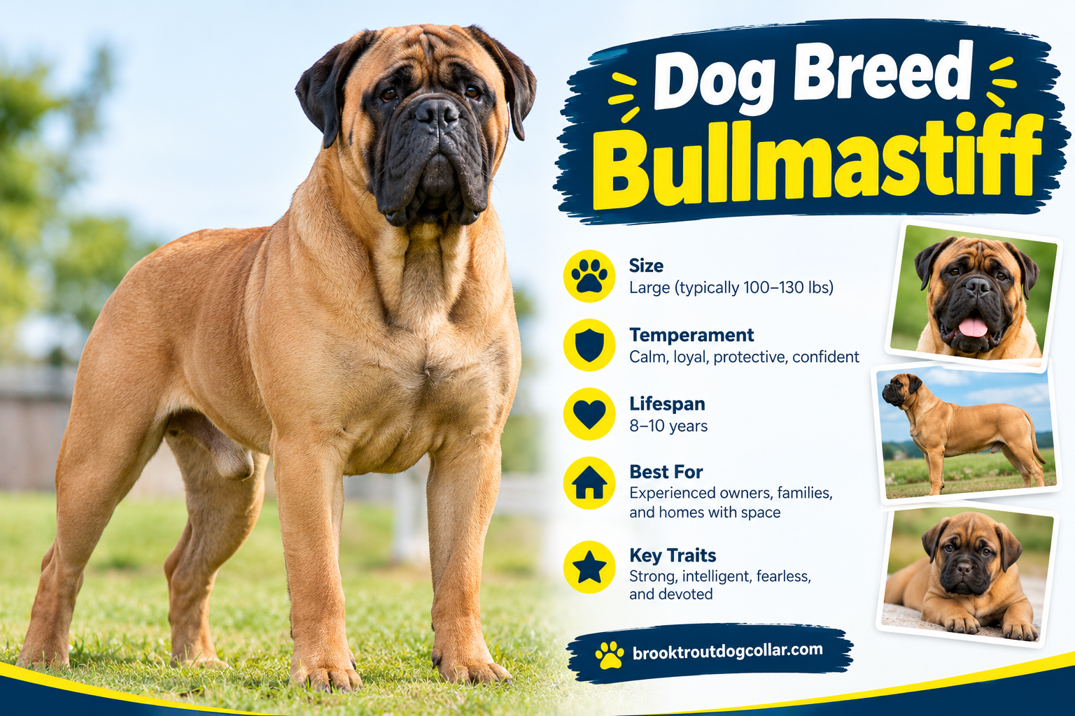 Dog Breed Bullmastiff: Size, Temperament, Price & Care Guide