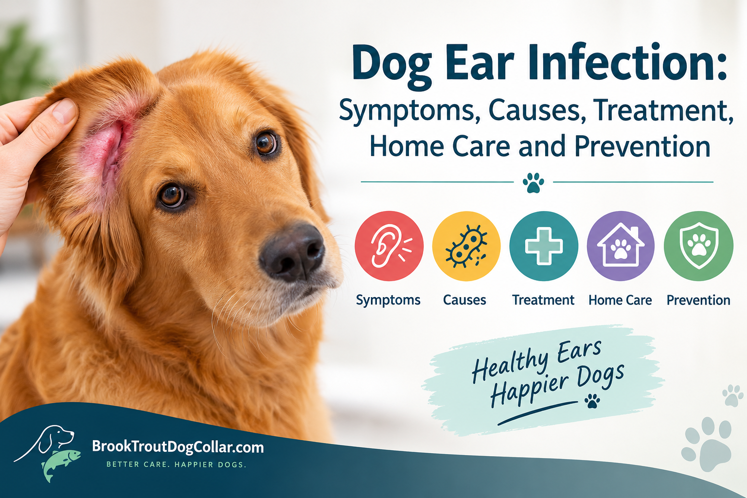 Dog Ear Infection: Symptoms, Causes, Treatment, Home Care and Prevention