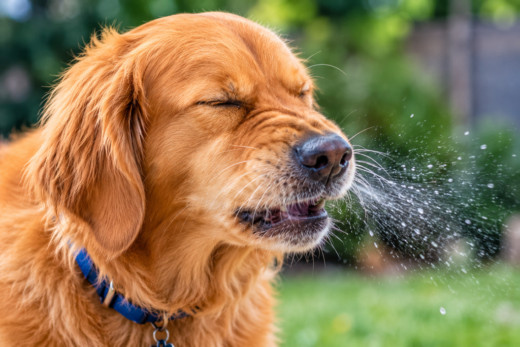 Picture of Dog Reverse Coughing and Sneezing